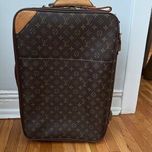 Louis Vuitton Dark Brown Monogram Travel Bag